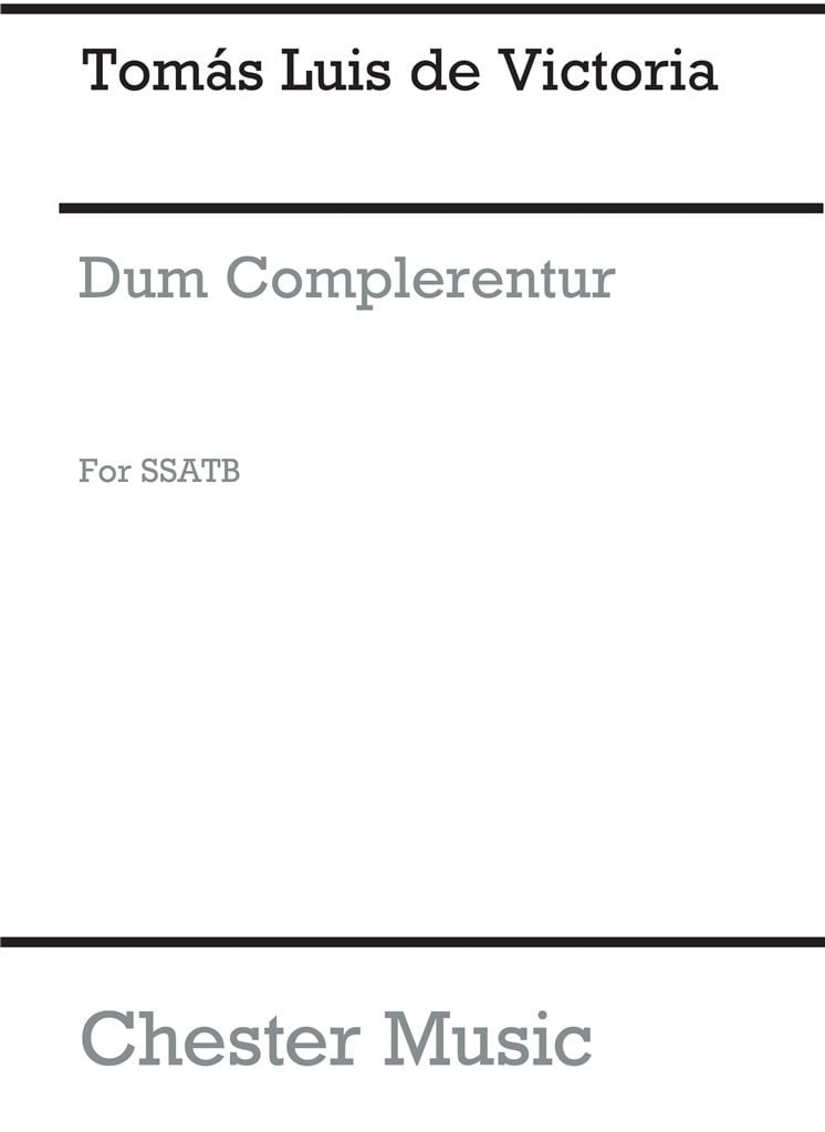 Dum Complerentur SSATB